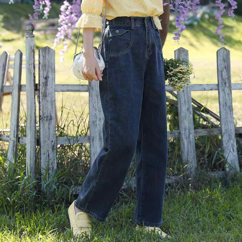 ・カテゴリ: 牛仔パンツ・スタイル: カジュアル・主な素材: ポリエステル90-95%・主な素材2: ポリウレタン30%未満・形状: ワイドレッグ・パンツ丈: 9分丈・ウエスト: 松緊・厚み: 中厚・流行要素: ポケット・カラー展開: グレー系ブルー・サイズ展開: 26,27,28,29,30・加工: ビンテージ加工,ジッパー,ウォッシュ,ボタン,メタル,マルチポケット・伸縮性: 無弾性