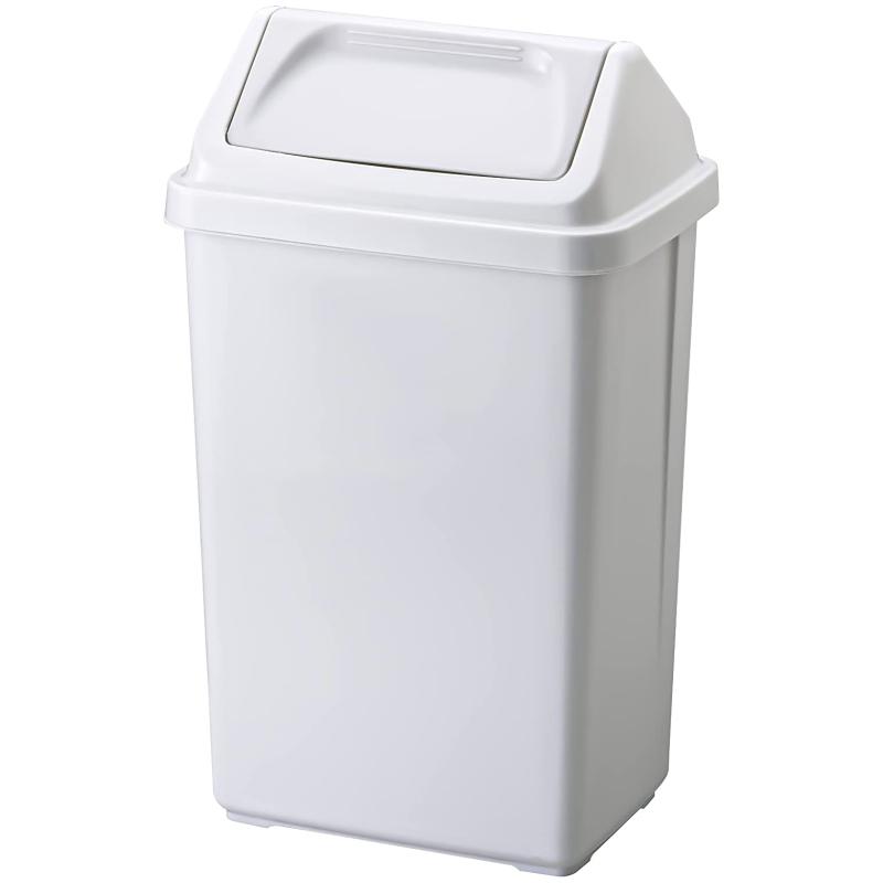 リス ゴミ箱 H&H 『片手で捨てられる』スイングペール グレー 47L 日本製(3.0)