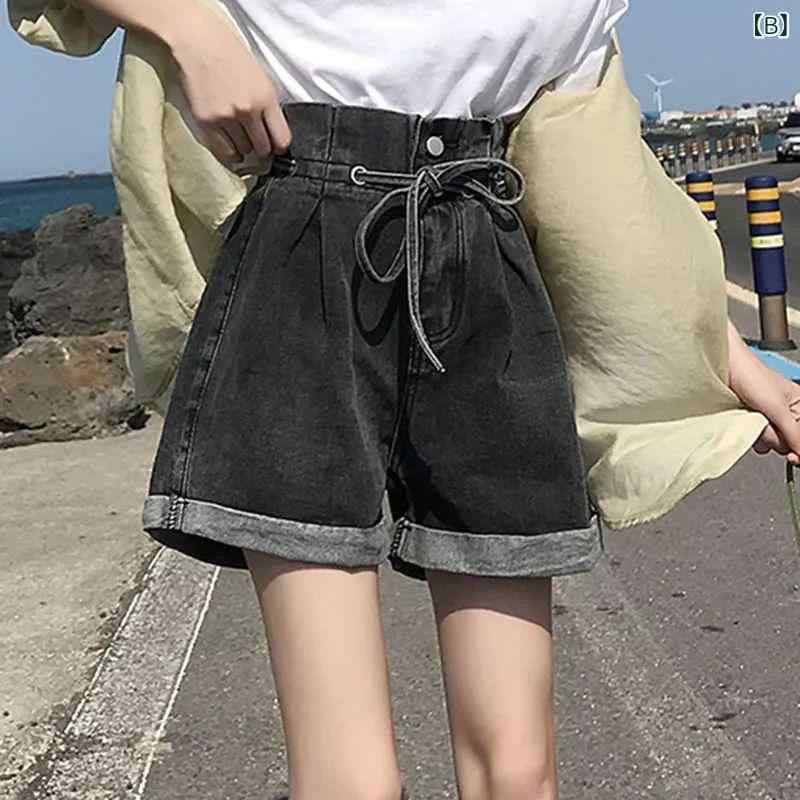 レディース 牛仔パンツ デニム ワイドレッグ ...の紹介画像3