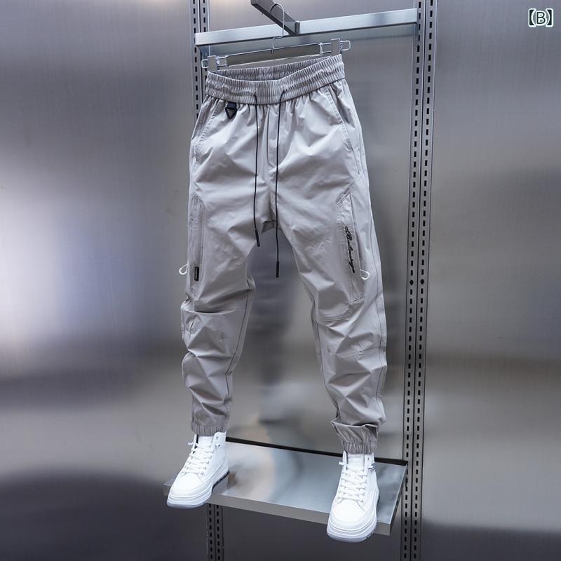 メンズ ロングパンツ コットン風 ポリエステル...の紹介画像3