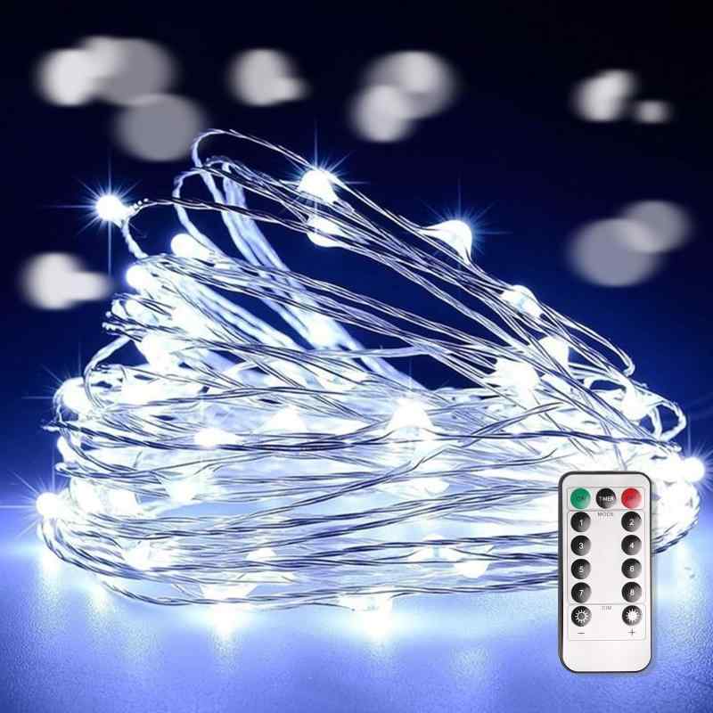 【2024 省エネ 防水性能UP】イルミネーションライト LED 屋外・室内兼用 ワイヤーライト フェアリーラ..