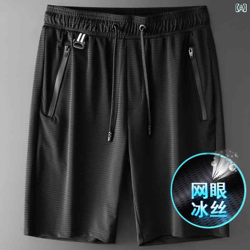 メンズ 短パン 接触冷感 夏用 薄手 メンズ スポーツ ショーツ メンズ バスケットボール ショーツ メンズ ルームウェア ショーツ メンズ カジュアル ショーツ メンズ 直筒 ショーツ メンズ 中腰 ショーツ メンズ ニット ショーツ メンズ ナイロン