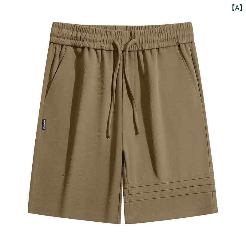 ・スタイル: 簡約・主な素材: ポリエステル57%、綿36%、スパンデックス7%・カラー展開: モカブラウン、杏色、ダークグレー、ブラック・サイズ展開: M、L、XL、2XL、3XL、4XL・パンツ丈: 5分丈・パンツタイプ: ワイドレッグ・ストレッチ: 微弾性