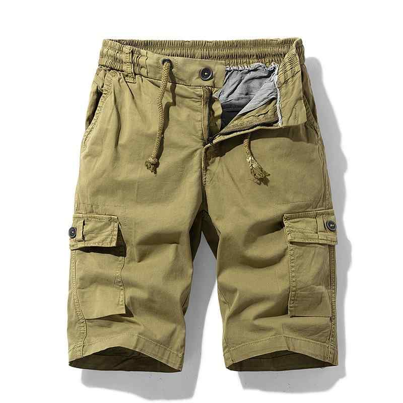 カーゴパンツ メンズ 男性用 5分丈 短パン 綿素材 100% 微弾性 ゆったりシルエット 韓国スタイル 通勤 普段使い アウトドア 運動 軽量 ..