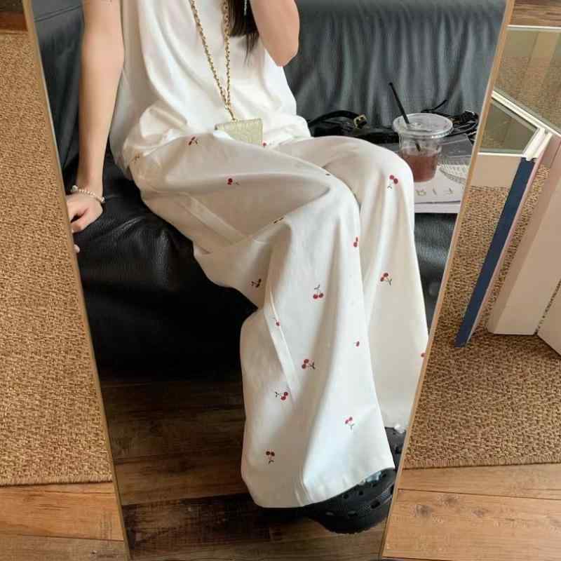 レディースパンツ モダール素材 接触冷感 秋冬 ストレート ワイドレッグ 中腰 マイクロストレッチ 薄手 軽量 気質 通勤用 普段使い 休闲 プリント柄 チェッカーパターン ブラック ピンク系 グレー ロング丈 ゆったりシルエット 吸湿速乾 再生繊維 女