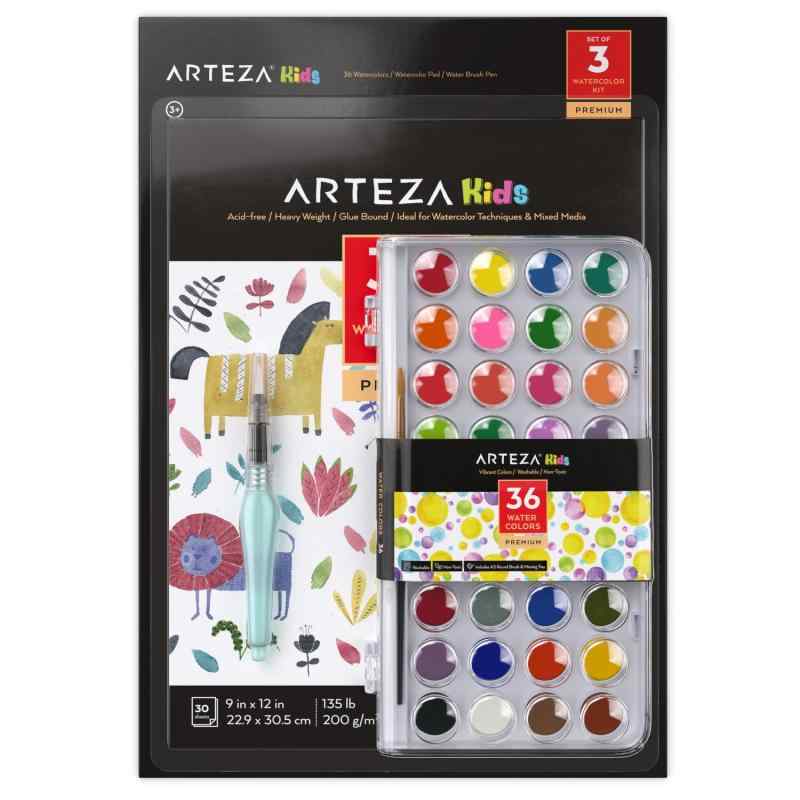 եBR㤨Arteza Kids Watercolour Kit (Set of 3פβǤʤ798ߤˤʤޤ