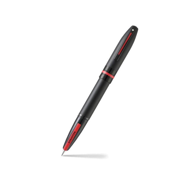 Sheaffer Icon マットブラック 光沢ブラック PVD Appsts万年筆 - 中ペン先 (E0910853)