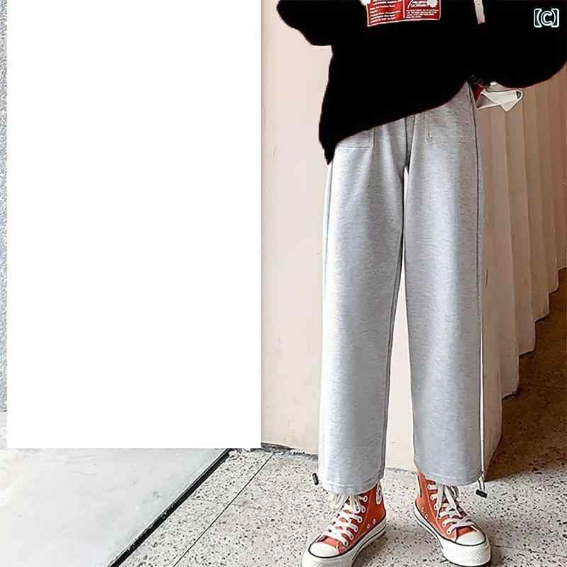 レディース 秋冬 ウール ワイドパンツ ハーレ...の紹介画像3