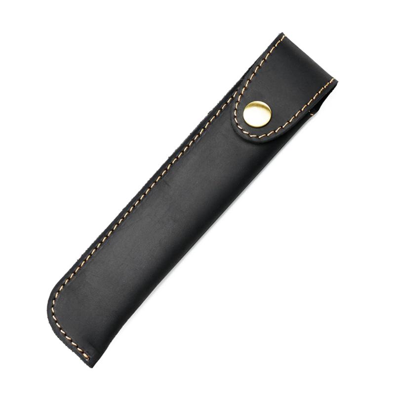 レザー ペンケース 筆入れ スリム 革製 1本用 笔袋
