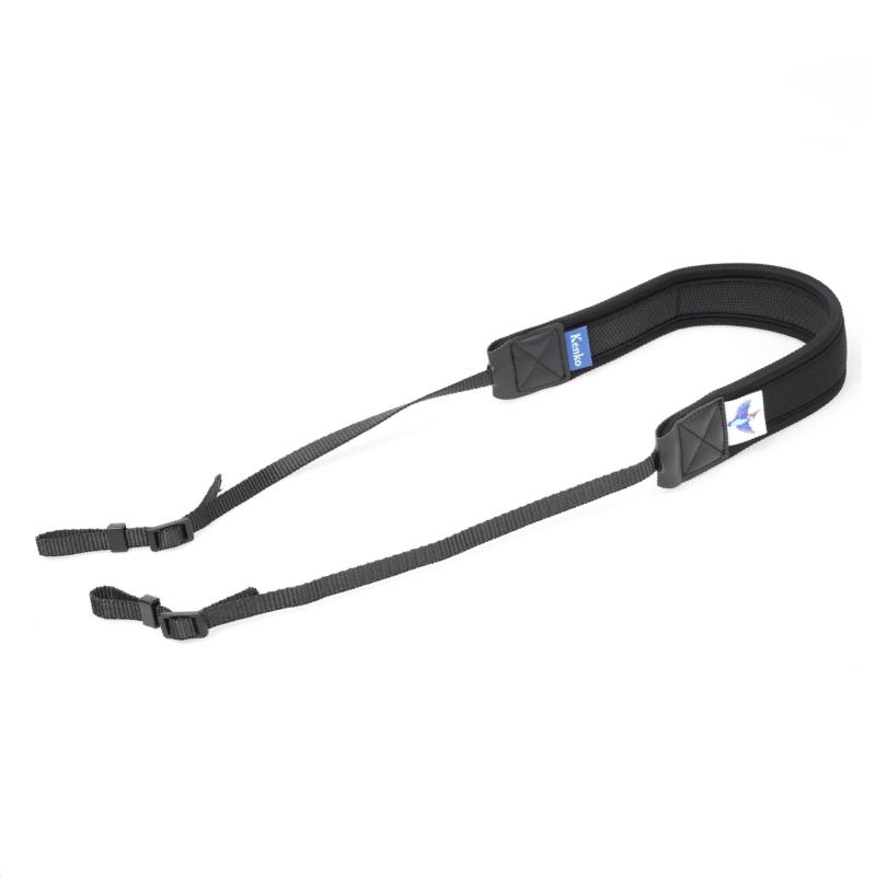 ケンコー(Kenko) 双眼鏡用WIDEストラップ KBS-01 衝撃吸収パッド採用 軽量ネオプレーン仕様 負担軽減 ブラック 480472(2)