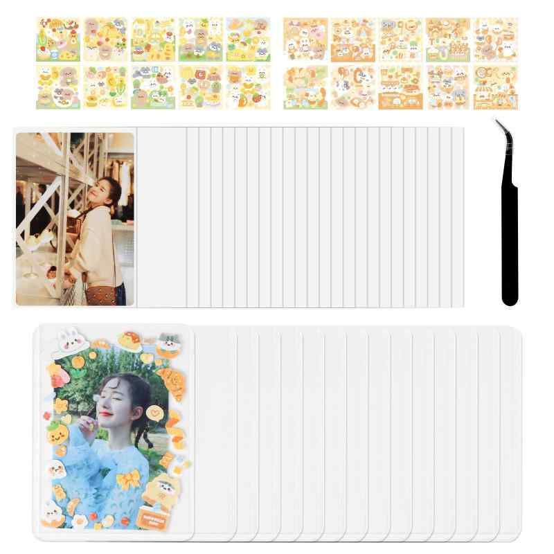 Baskiss �ȥ쥫�ݥ��åȥ��å� �ȥåץ����ɥ�������15�硦�����ɥ��꡼��50�硦�İ��������륹�ƥå���20�� �����ɥץ��ƥ����� K-POP�ڹ�ȥ쥫����������Ǽ���� �֥��ޥ��� 58x89mm ��Ʃ��