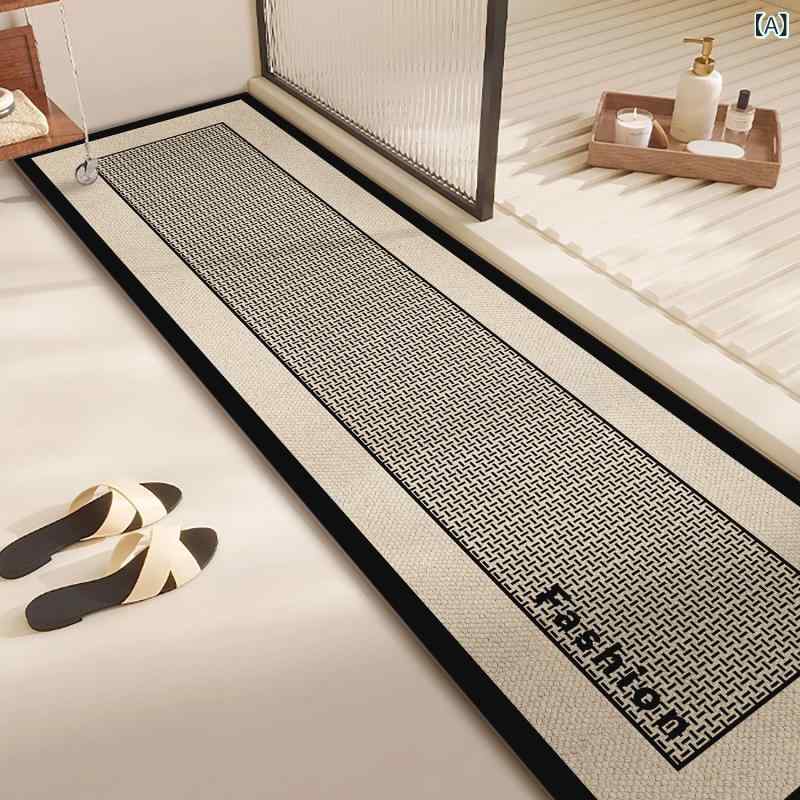 浴室 マット シリカ 耐汚れ 入室 防滑 ドアマット 吸水 速乾 長方形 耐摩耗 足元マット 抑菌 防カビ 環境 植物 花柄 印花 手洗い 洗える 暮川 色 寂然 色 栖簡 色 原集 色 45x70cm サイズ 45x120cm サイズ 45x150cm