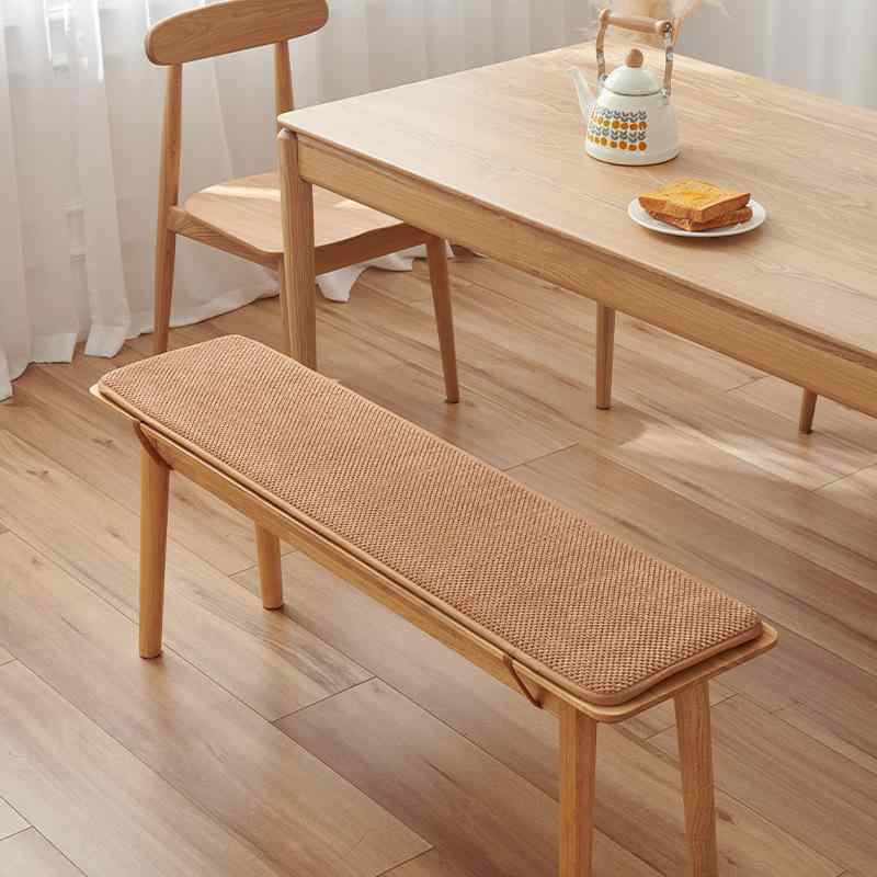 Kitchen Mats - 長椅子 座布団 クッション 灯芯绒 毛绒 防滑 食堂 レストラン ソファー 座面 クッション 詰め物 EPE 純色 カラーバリエーション 驼色 深灰 緑 深藍 灰色 咖啡 果緑 浅藍 黄 ピンク 深緑 米白 赤 サイズ 30x80cm 30x100cm