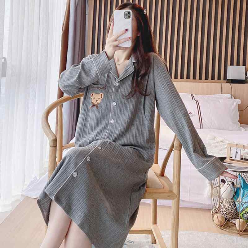 パジャマワンピース レディース マタニティ 授乳服 ロングワンピース 綿 カップ付き 前開き ルームウェア 産後 入院用 出産準備 オールシーズン 部屋着 リラックス ゆったり ナチュラル