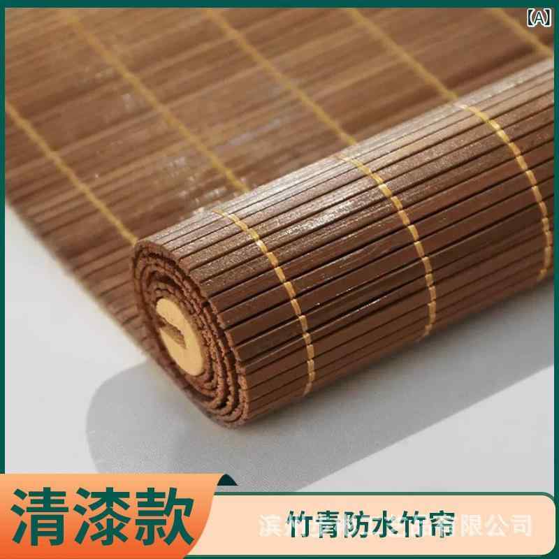 竹製 巻き上げ 窓カーテン 遮光 竹ロールスクリーン 家用 陽台 茶室 隔間 ホテル 民宿 レストラン 昇降式 インテリア 防カビ 粗糸 細糸 炭化色 原木色 栗色 ブラック グリーン ホワイト 透光 折光 古風 和風 銀竹 重ね片 桃花 橡木 胡桃 ブ