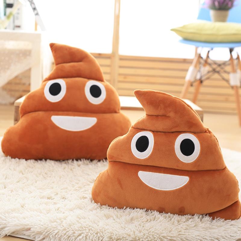 乐天商城 - 抱枕 かわいい うんち ぬいぐるみ 玩具 毛绒 クッション 枕頭 コットン 填充 軽量 柔らかい 触感 丸洗い可能 かわいい 顔 デザイン 口水 デザイン 怒り 顔 デザイン ハート 目 デザイン メガネ デザイン プクッと 頰 デザイン 浅茶色 コット