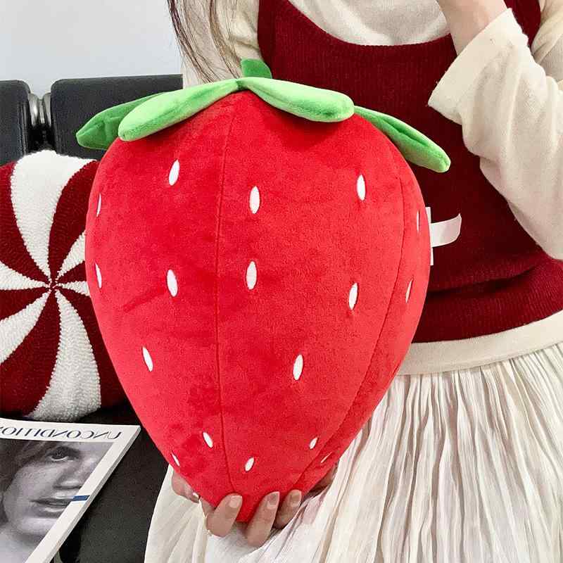 抱枕 かわいい 草莓 デザイン クッション 現代風 インテリア 装飾 果物 モチーフ ...