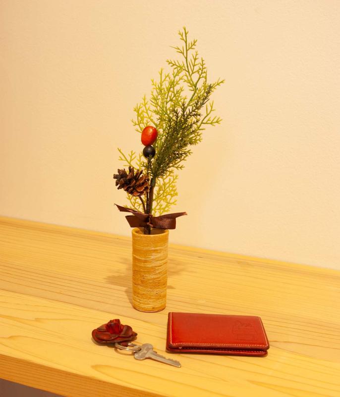 山亀 清水焼 一輪挿し/ミニ一輪挿し (白萩/伊羅保/白釉) ギフト プレゼント 化粧箱入り