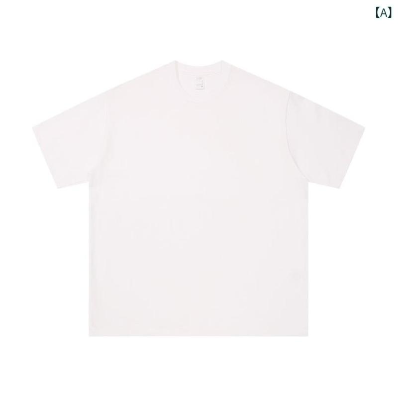 Other - メンズ Tシャツ 短袖 トップス 男性用 新疆綿 長絨綿 純綿 100% 幅広シルエット ゆったり 軽量 吸湿速乾 通勤 普段使い 部屋着 カジュアル 無地 ユニセックス 情侣 春夏 秋冬 通年 アイボリー ブラック グレー ワインレッド ベージュ ライ