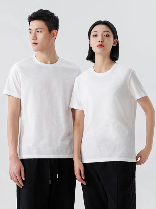 樂天商城 - Tシャツ メンズ 短袖 夏用 綿100% ワッフル プリント ロゴ デザイン 吸湿速乾 通勤 普段使い 黒 白 紺 赤 緑 ピンク ライトブルー ルーズフィット 大きいサイズ 薄手 クラスター チーム ユニフォーム 文化衫 広告 ロゴ入り プリント