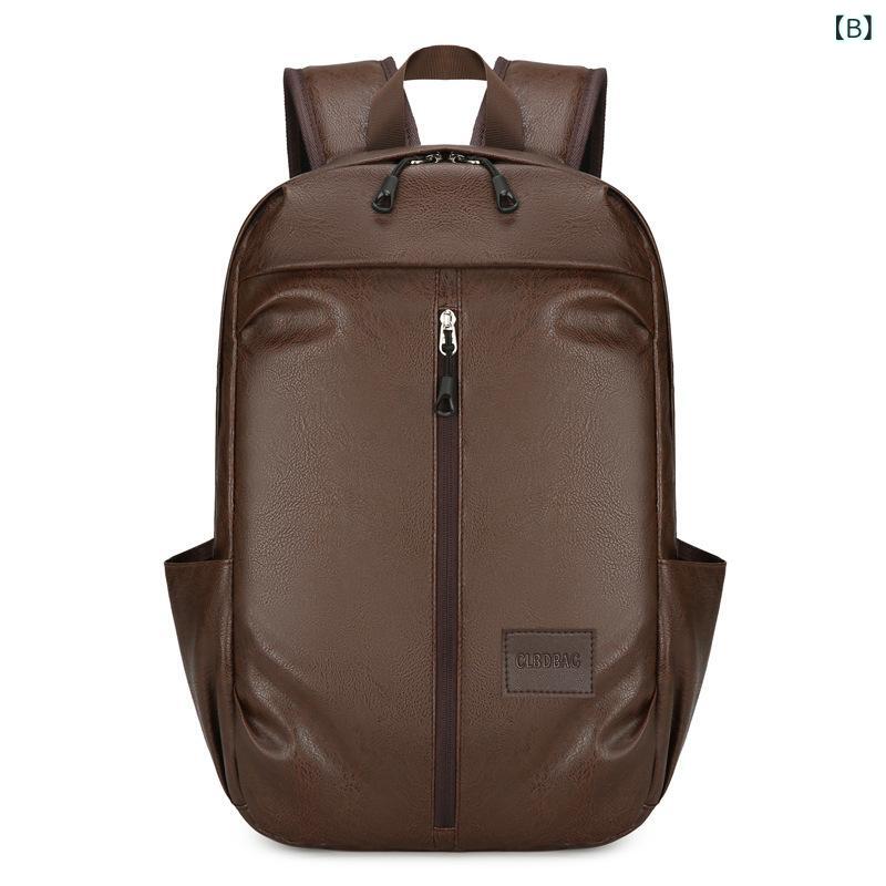 バックパック メンズ レディース ユニセックス ビジネス 旅行 通勤 軽量 20-35L 13インチ ノートPC 収納 ポリエステル ナイロン ライニング 無地 ソリッドカラー 弧形 肩ストラップ 車縫い ステッチ ブラック ブラウン 春 日常 普段使い