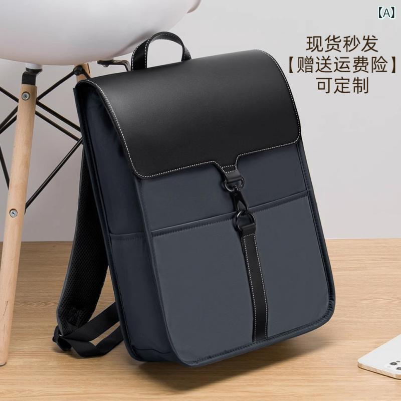 Other - バックパック 男女兼用 ビジネス 通勤用 ラップトップバッグ ナイロン 防水 20-35L 大容量 16インチ対応 気圧クッション肩紐 都市 シンプル グレーグリーン ブラック 純色 秋冬