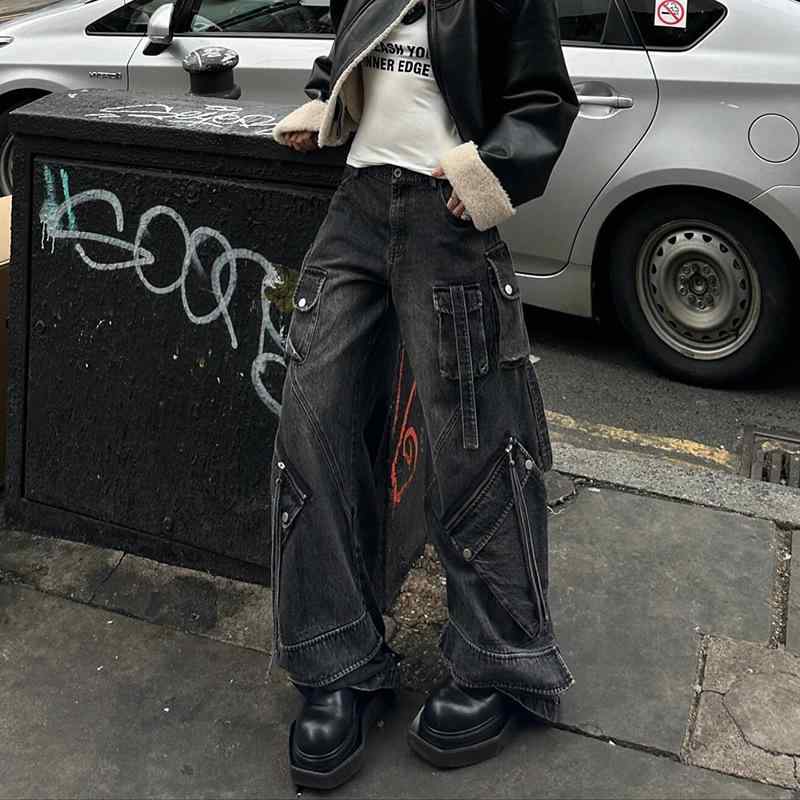 ・主な素材: ポリエステル70%〜80%・スタイル: ストレートパンツ・パンツ丈: ロング・ウエスト: 超低腰・厚み: 中厚・カラー: デニム・サイズ展開: M、L、XL、2XL、3XL、4XL、5XL・伸縮性: 中伸縮・カテゴリ: デニムパンツ