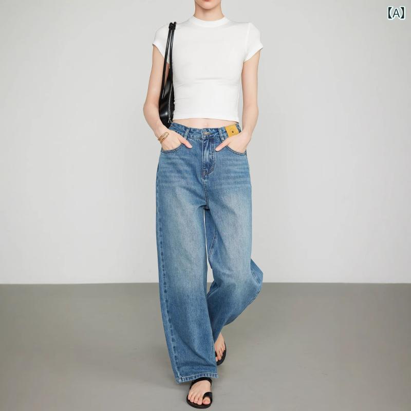 デニムパンツ レディース 夏用 ハイウエスト ...の紹介画像2