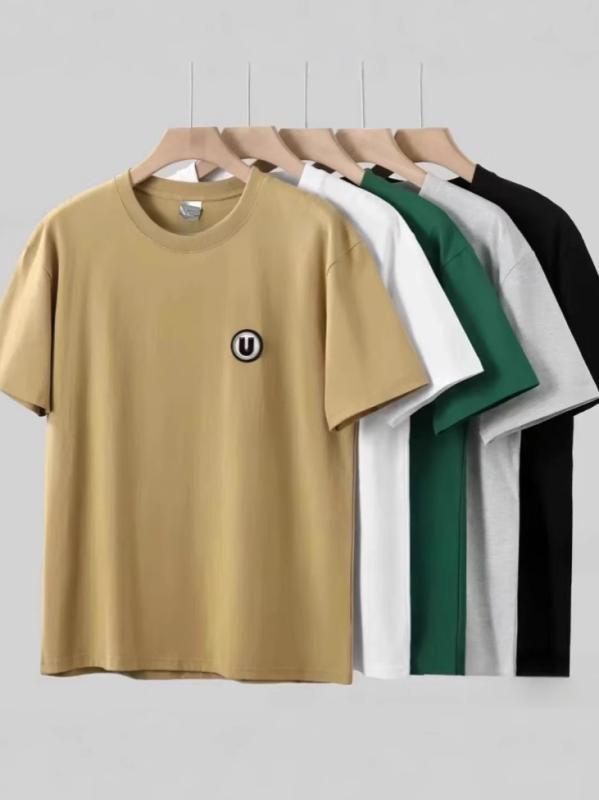 乐天商城 - メンズ 短袖 Tシャツ トップス 綿 素材 接触冷感 透気性 防皺 耐摩耗 丸首 ルーズフィット 運動 休間 スタイル 青年 向け 春夏 秋 シーズン 印花 卡通 柄 多色 カジュアル 普段使い アウトドア 対応