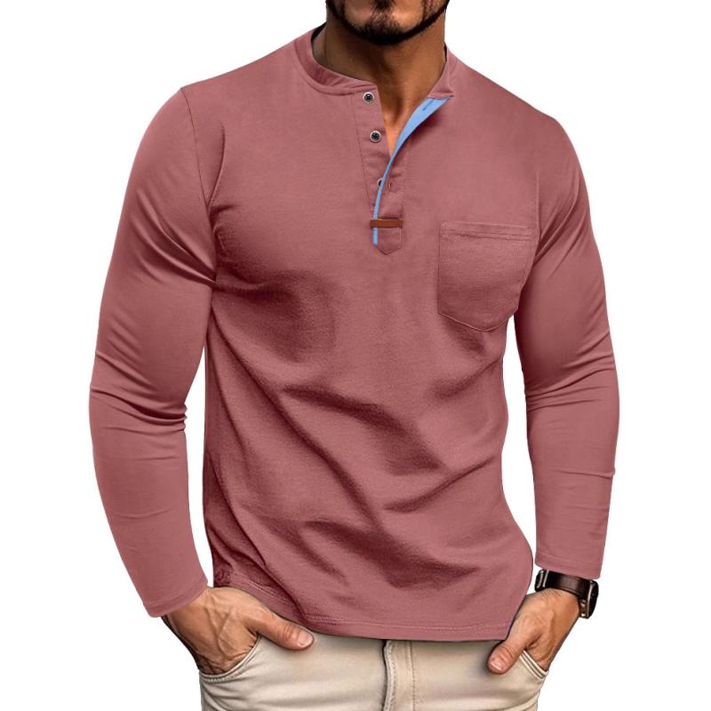 乐天商城 - メンズ Tシャツ 長袖 丸首 切り替え コットン 薄手 夏用 速乾 透気 吸湿排汗 UVカット 防晒 耐摩耗 抗菌 クーリング ブラック ダークグレー ワインレッド ライトグレー アーミーグリーン カーキ ライトブルー ブルー グリーン ブラウン ホワイ
