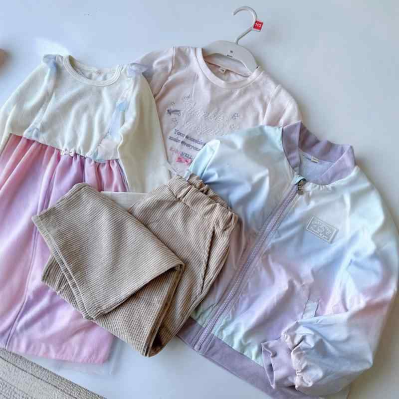 キッズ 女の子 男の子 春夏 防紫外線 防風 登山 アウトドア 薄手 綿 素材 柔らかい 網目 デザイン 花柄 花朵 花辺 ラウンドネック ジッパー 長袖 カーディガン 開衫 薄型 軽量 吸湿速乾 接触冷感 かわいい カード 要素 花柄 プリント 3～8