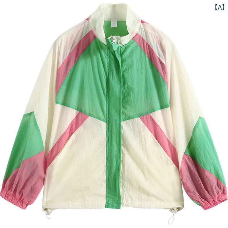 女児 防晒服 春夏 秋冬 長袖 ラップトップ コットン 柔らかい 切り替え ピンク系 ...