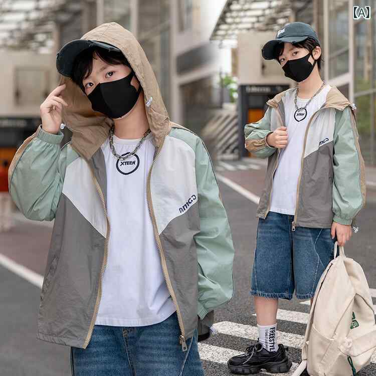 ・性別: 男童・対象年齢: 中大童(8歳以上)・主素材: 醋酸繊維66%・カラー展開: グレー、抹茶色、ピンカラ・サイズ展開: 120、130、140、150、160・機能: 紫外線カット