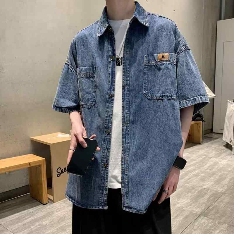 メンズ シャツ トップス 短袖 夏用 麻素材 接触冷感 吸湿速乾 軽量 伸縮性 広幅 ゆったりシルエット スクエアネック 無地 プリント柄 黒 ブルー 洗濯機可 ノンアイロン 加工 青春流行 スタイル カジュアル 普段使い アウトドア 対応