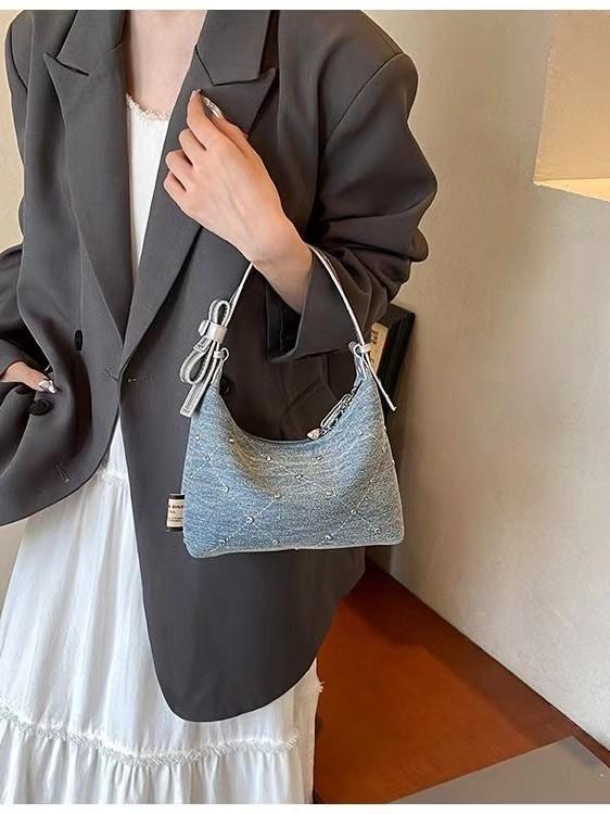 バッグ レディース デニム 鞄 肩掛け 手提げ バケツ型 ショルダー 個性的 デザイン おしゃれ カジュアル 高級感