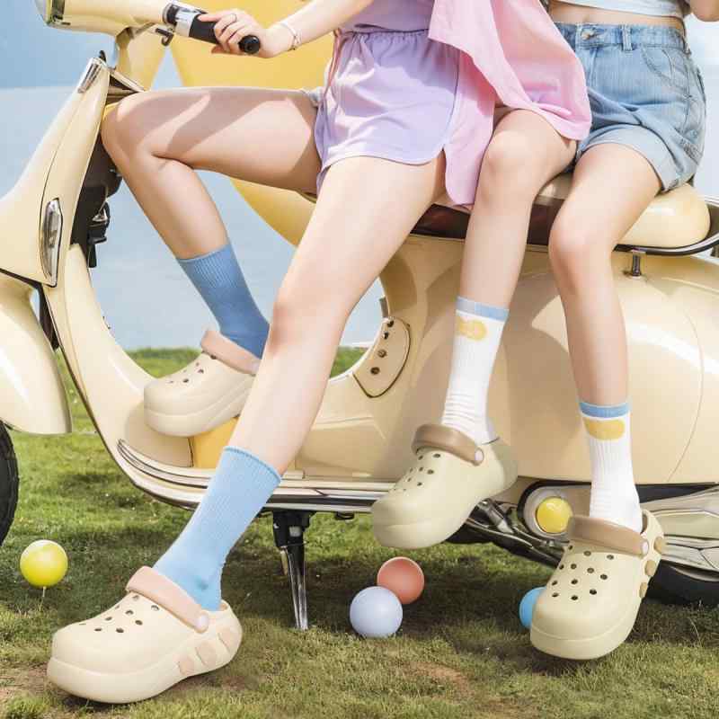 レディース 洞洞靴 厚底 夏季 防水台 防滑 EVA素材 増高 ビーチサンダル 妊婦用 軽量 クッション性 モカブラウン ライトピンク ラズベリーピンク ピンク系 ブラウン系 アウトドア 普段使い ピンク ブラウン 軽快 快適 透け感 ピンクブラウン 夏