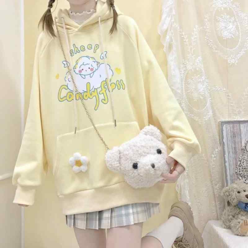 レディース フーディ 長袖 トップス 秋冬 春夏 薄手 ゆったり シルエット かわいい カードプリント 甘め スタイル 学生服 コート コットン 混紡 ピーチカラー 接触冷感 軽量 吸湿速乾 伸縮性 セットアップ シングル アイテム 普通丈 ミドル丈 コ