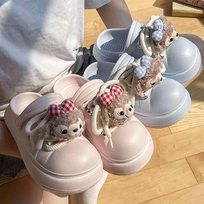 洞洞鞋 女性 厚底 かわいい ピンク ブルー ホワイト ブラック EVA素材 防滑 日常 ビーチサンダル 厚底サンダル 厚底ビーチサンダル かわいいサンダル 厚底サンダル かわいいビーチサンダル 女性ビーチサンダル かわいい厚底サンダル ピンクビーチサン