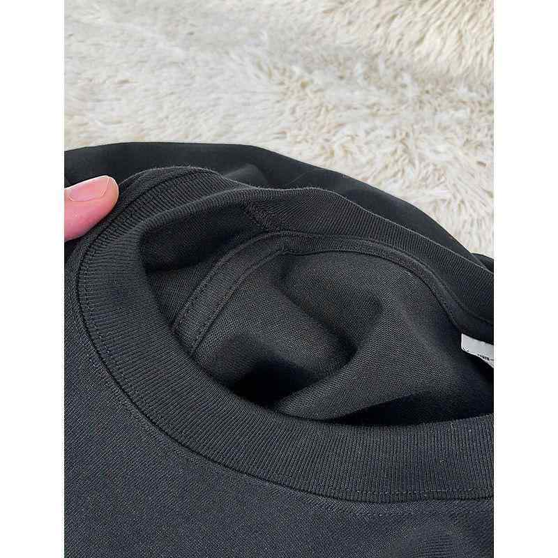 Tシャツ メンズ 長袖 綿 素材 厚手 軽量 ゆったり シ