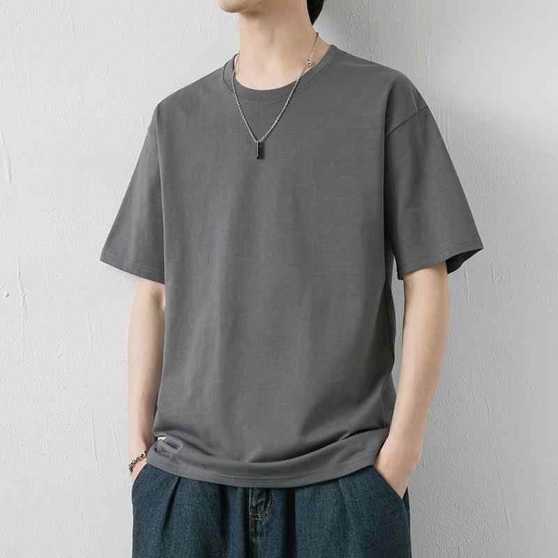 樂天商城 - { "result": "T シャツ メンズ 短袖 綿 素材 100 純色 デザイン ゆったり シルエット ラウンドネック トップス 薄手 タイプ 吸湿速乾 機能 日常 使い シーン 白色 カラーバリエーション 黒 グレー イエロー レッド グリーン ピ