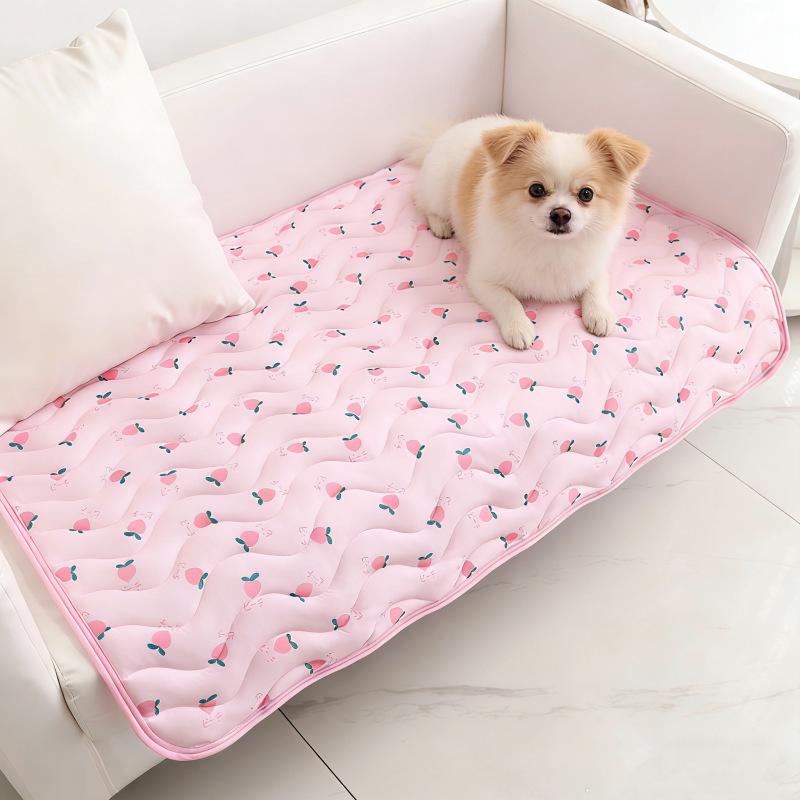 ペット用冷感マット 夏 オールシーズン 接触冷感 通気性 涼感 犬 猫用 ソファマット クッション 暑さ対策 熱中症対策 柔らかい 洗える 涼しい 快適