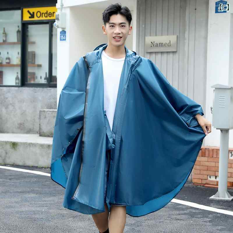 雨披 メンズ レディース 厚手 ポンチョ スタ...の紹介画像3