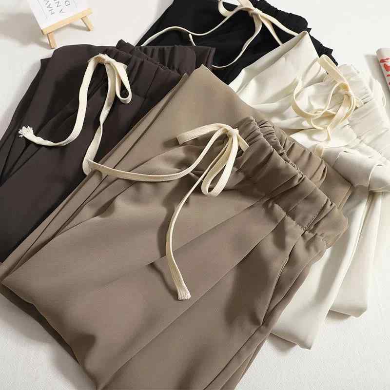 レディース ワイドパンツ クールビズ 夏用 接触冷感 ポリエステル 薄手 軽量 微弾性 ハイウエスト ロング丈 直筒 ワイドレッグ ポケット付き ブラック ベージュ 通勤 普段使い ゆったりシルエット 女性用 大きいサイズ 涼しい 快適 ストレッチ 吸湿