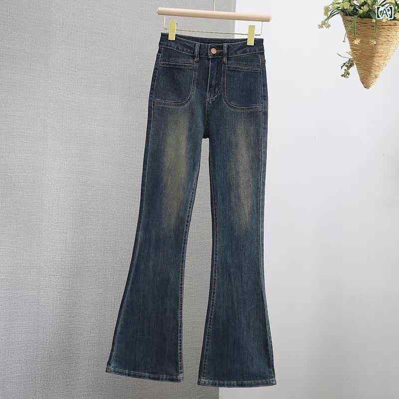 レディース 牛仔パンツ 春夏 ワイド
