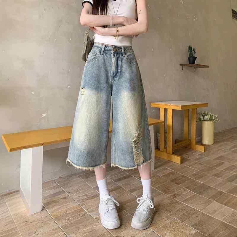 ・カテゴリ: 牛仔裤・スタイル: 休闲风・主な素材: 牛仔布70-80%・素材2: 棉30-50%・デザイン: 基本款・パンツ丈: 七分・ウエスト: 高腰・流行要素: 口袋、纽扣、拉链・カラー展開: 藍色・サイズ展開: XS,S,M,L,XL,2XL,3XL,4XL・パンツ型: 直筒・伸縮性: 微弾・加工: 水洗