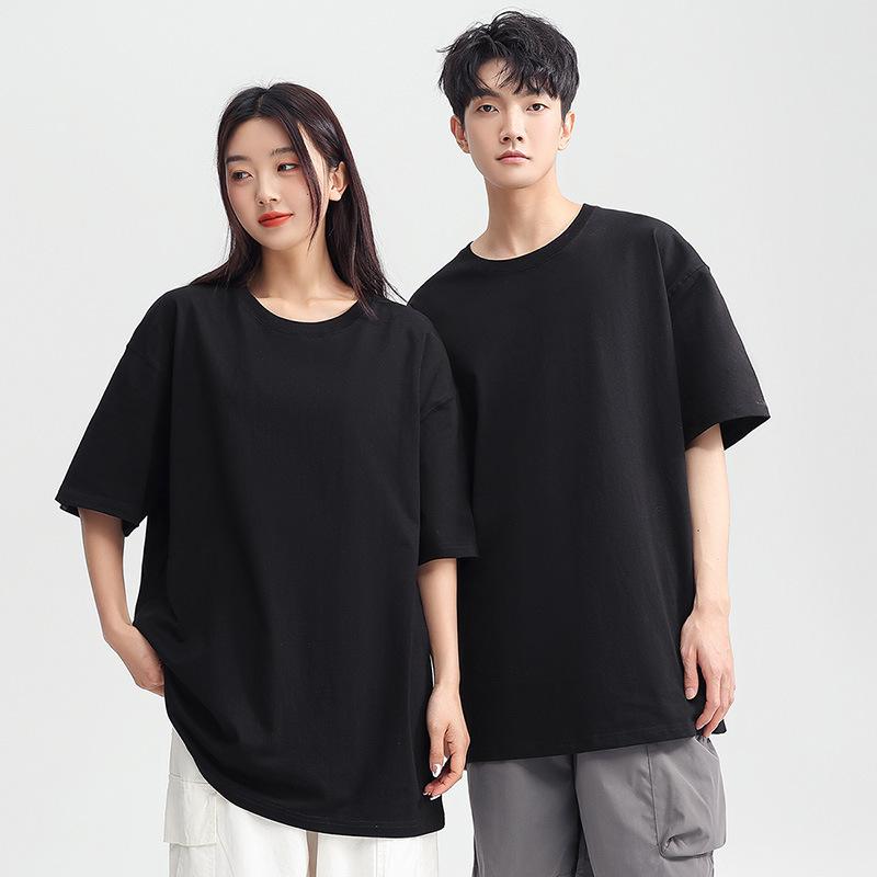 T-Shirts - メンズ Tシャツ 半袖 丸首 ゆったり落肩 無地 薄手 麻素材 抗菌 日常 青春 白色 黒 ピンク クライン ブルー 米色 夏