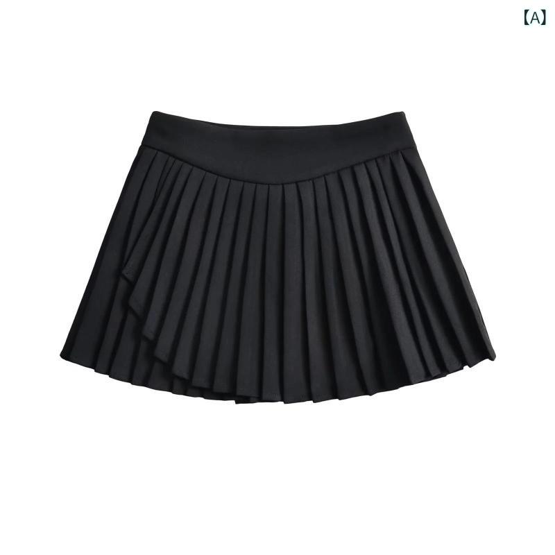 ・カテゴリ: スカート・スタイル: 甘辛・主な素材: 綿80-90%、スパンデックス30%未満・スカートタイプ: プリーツスカート・スカート丈: ショート・流行要素: ステッチ・カラー展開: ブラック、ホワイト、グレー、アプリコット・サイズ展開: S、M、L・ストレッチ: ミディアム