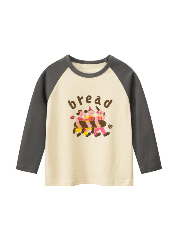 ・カテゴリ: 童Tシャツ・スタイル: 韓版・主な素材: 綿100%・袖丈: 長袖・ネックライン: 丸首・柄: 卡通・カラー展開: 米杏、深灰・サイズ展開: 90cm、100cm、110cm、120cm、130cm、140cm・適合年齢: 中小童(3~8歳)