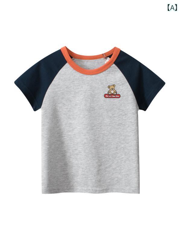 ・カテゴリ: 童Tシャツ・スタイル: 韓版・主な素材: 綿100%・袖丈: 短袖・柄: 卡通・ネックライン: 丸首・サイズ展開: 90cm,100cm,110cm,120cm,130cm,140cm