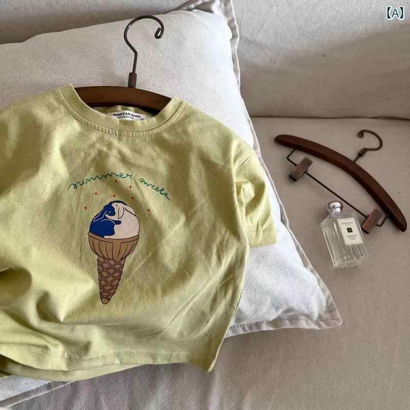 ・カテゴリ: 童Tシャツ・スタイル: カジュアル・主な素材: 綿90%・袖丈: 短袖・ネックライン: クルーネック・柄: その他・カラー展開: 抹茶色、霧霾ブルー、浅カーキ・サイズ展開: 80、90、100、110、120、130・対象年齢: 中小童(3~8歳、100~140cm)・対象身長: 80cm、90cm、100cm、110cm、120cm、130cm・安全基準: B類・要素: ストリートファッション・生地加工: 柔軟処理